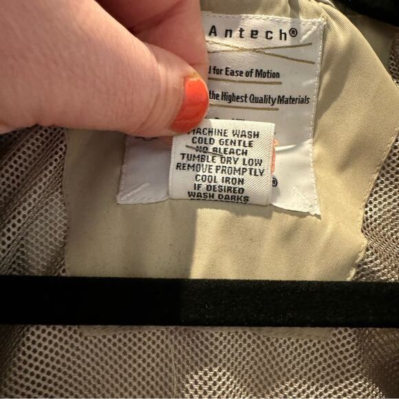 Antigua Vest Women's Size Small Khaki Antech Activewear Vest - Picture 6 of 6